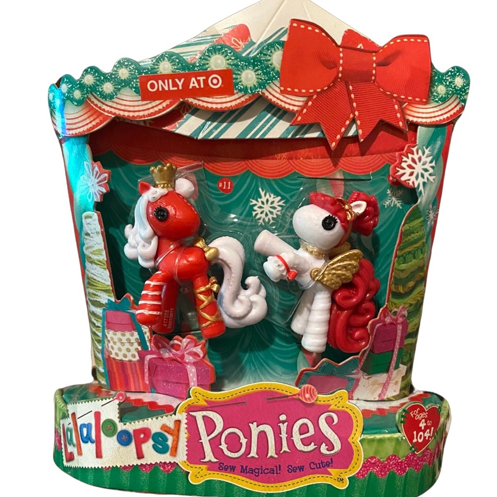 Mini Lalaloopsy Ponies Target Exclusive 2 Pack #10 #11 Carousel 2013 CHRISTMAS